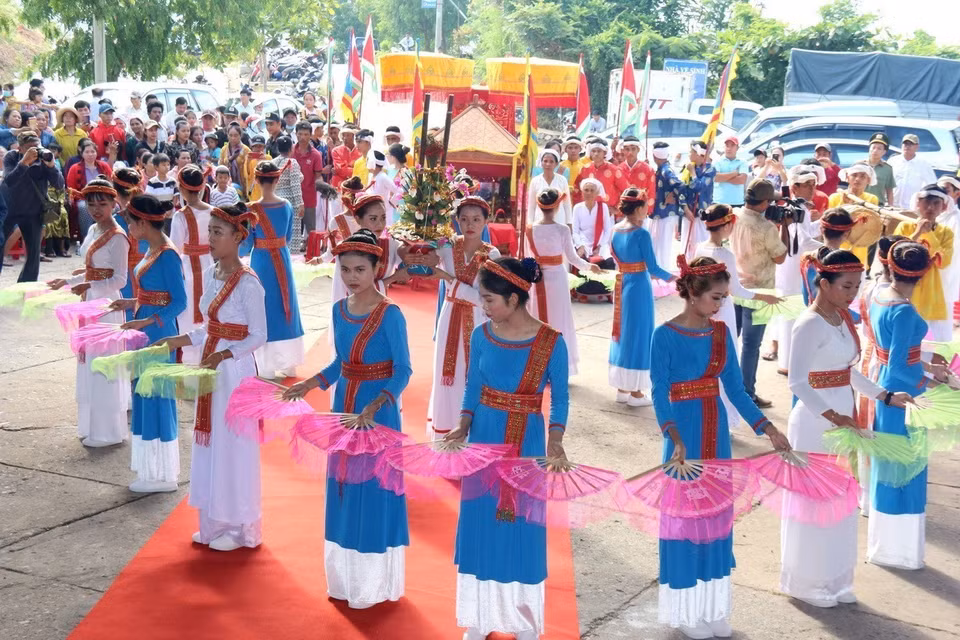  Katé, la plus grande fête traditionnelle de l’ethnie Cham, a été reconnue patrimoine culturel immatériel national par le ministère de la Culture, des Sports et du Tourisme. Photo: VNA 