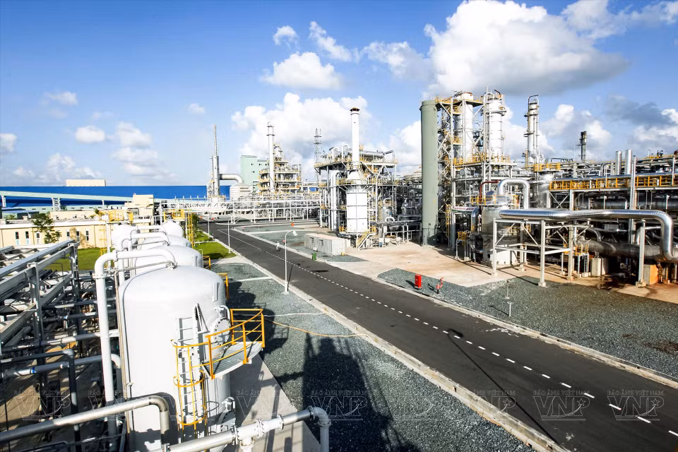  Une vue de l'usine d’azote de Ca Mau. Photo: VI 