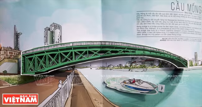 Une version 3D du pont Mông. 
