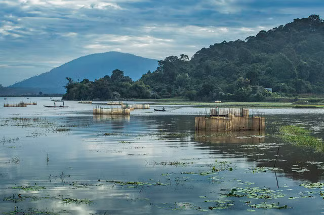 Le lac de Lak, à Dak Lak.