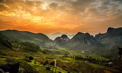 La vallée de Dong Van, à Ha Giang. 