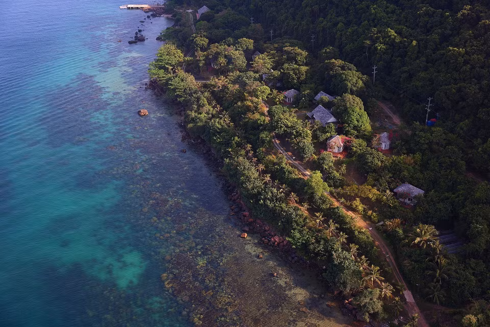 Les eaux au Sud de l'île de Phu Quoc. Photo: VNA