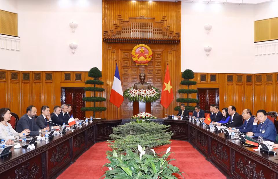 Lors de leur entretien, les deux Premiers ministres vietnamien et français ont souligné leur volonté d’approfondir le partenariat stratégique entre les deux pays.