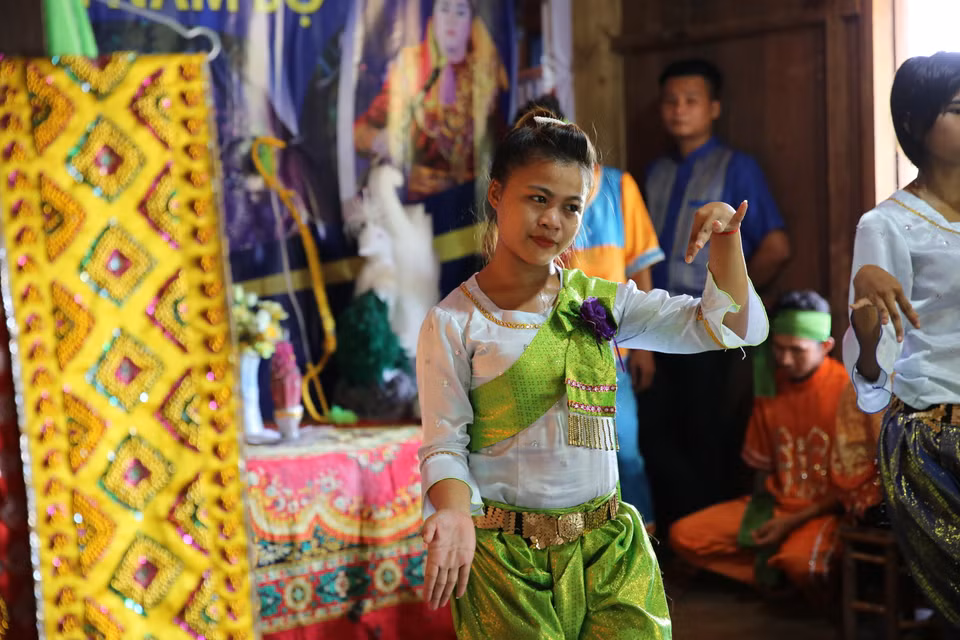 Une danse de la cour des Khmers. Photo: VNA