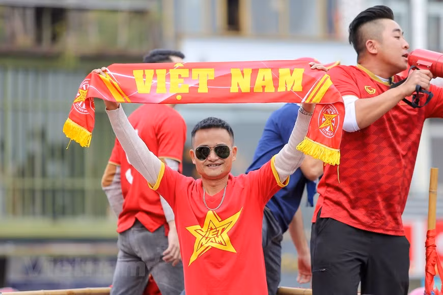 Auparavant, le Vietnam avait battu le 14 novembre le Onze des Émirats arabes unis (EAU) 1-0, lors du match de qualification du deuxième tour de la Coupe du Monde 2022. Photo: Vietnam+