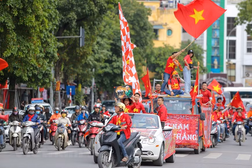 Ce match était très attendu par les supporteurs des deux pays. Photo: Vietnam+