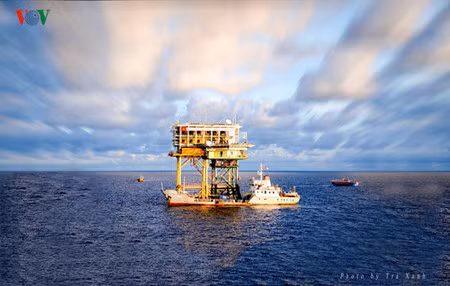 La plate-forme pétrolière DK1.