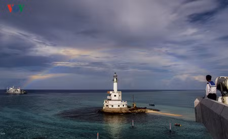 Le phare du récif Tay (West London reef). 