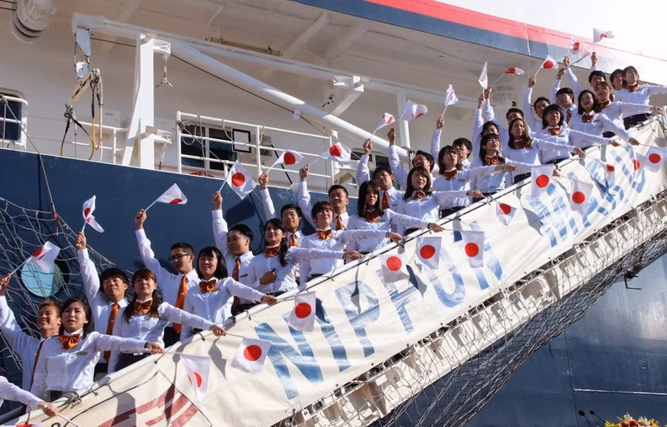  Les jeunes délégués du Japon. 