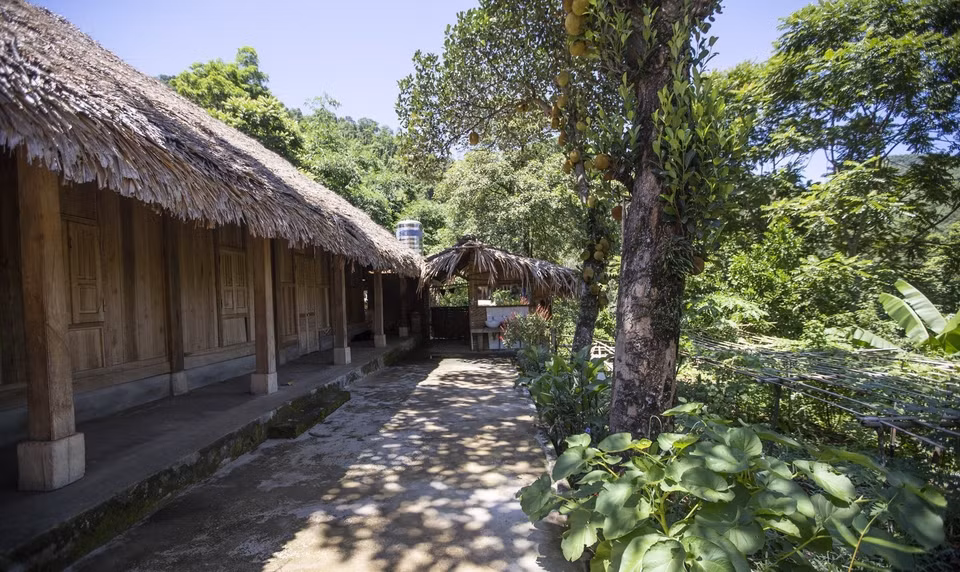 Lieu d'hébergement dans le village de Sung.