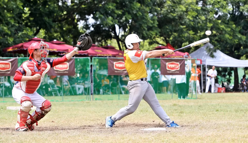 À Hanoï, le club de baseball pour les jeunes fonctionne depuis 2008 et compte d'élèves de nombreuses écoles.