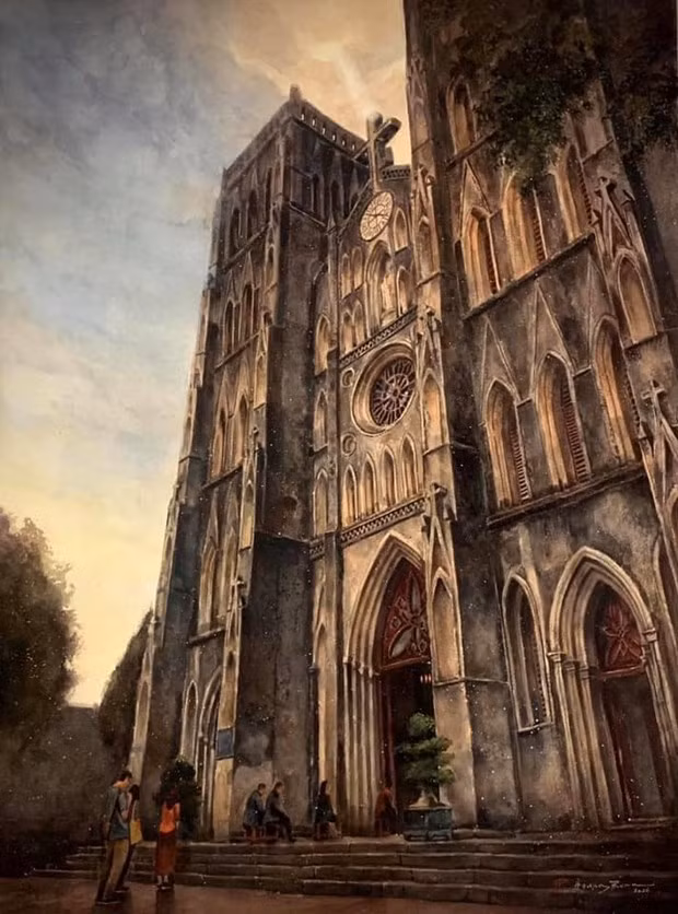 Cathédrale Saint-Joseph de Hanoï.