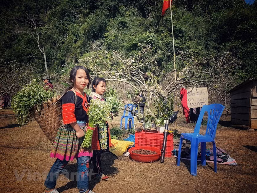 Les produits agricoles sont de plus en plus disponibles dans les lieux touristiques. Photo: Xuan Mai/Vietnam+