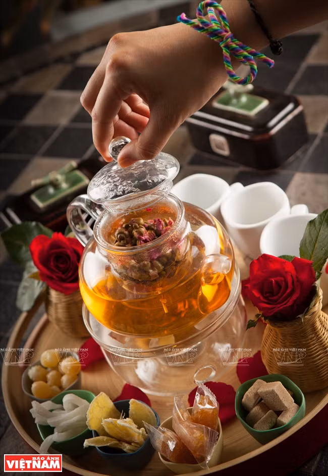 Thé à la rose 