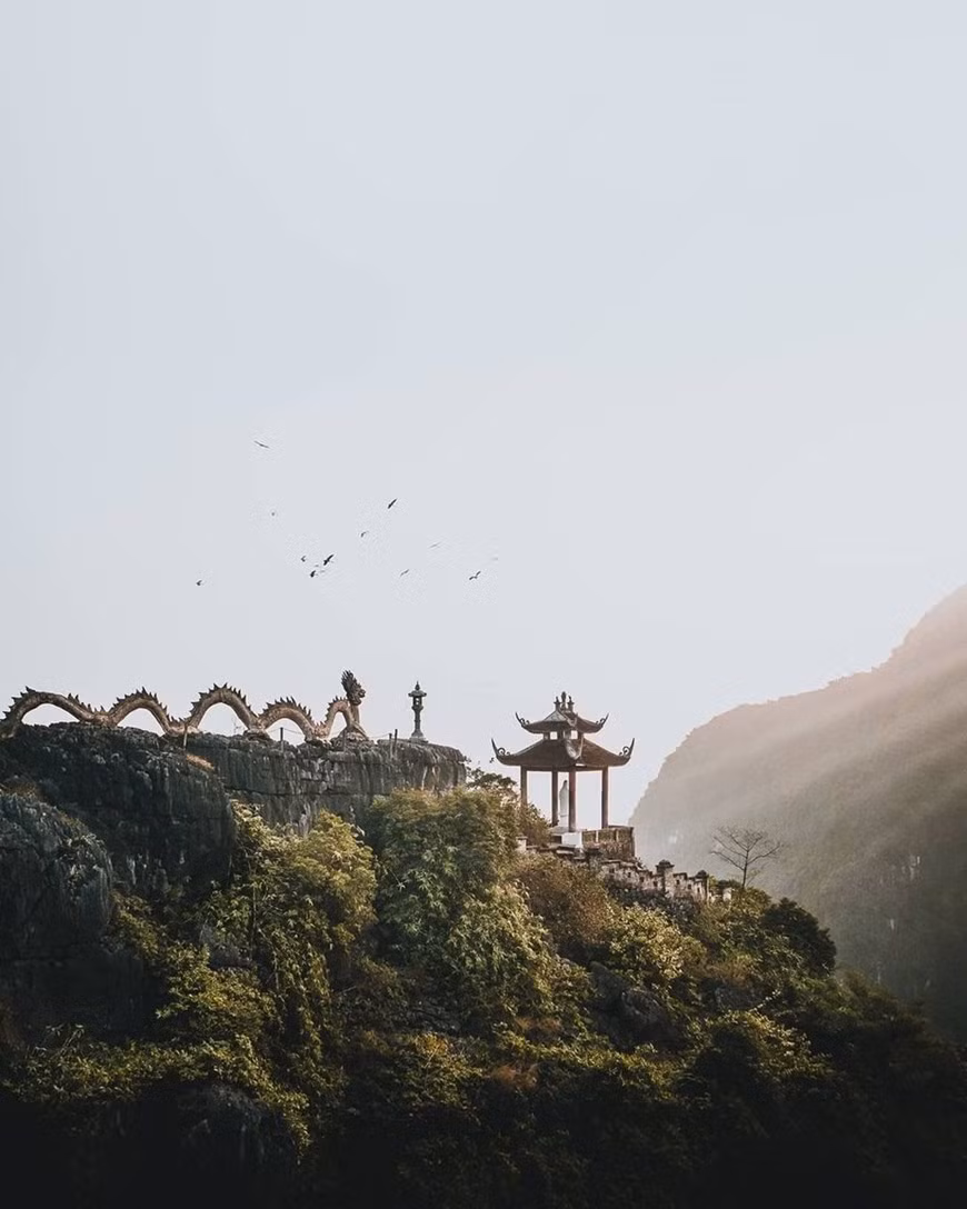 Une tour au sommet de la montagne Mua, un grand jardin de cactus et un étang à poissons Koi sont des arrière-plans parfaits pour des photos instagrammables de personnes ayant envie de voyager. (Photo: VNA) 