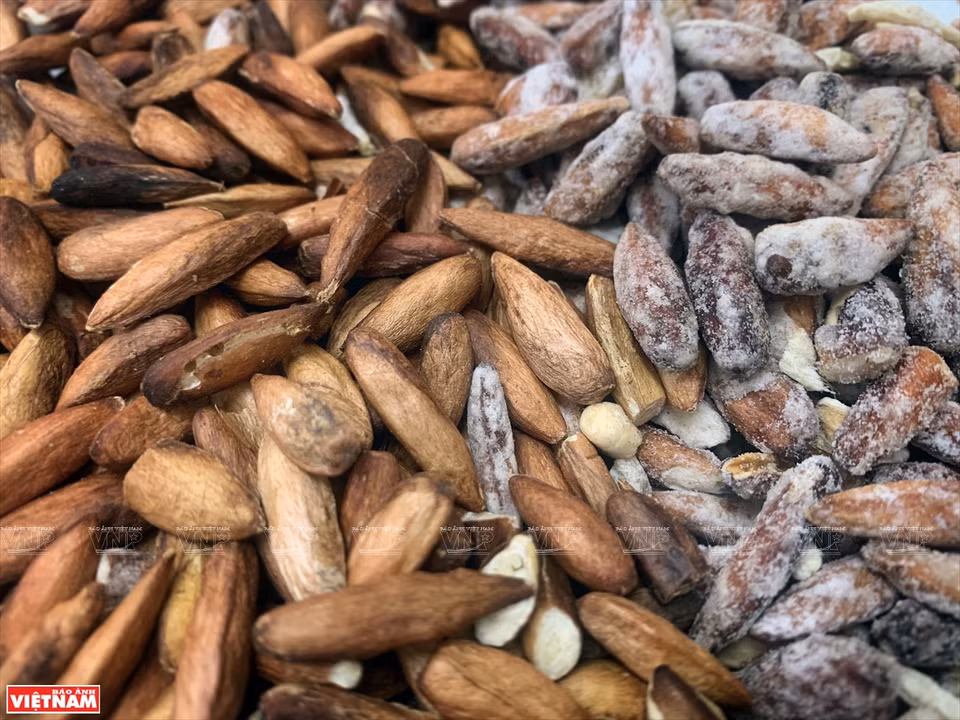 Les noix de badamiers sont une spécialité de l'île. Photo: VNP 