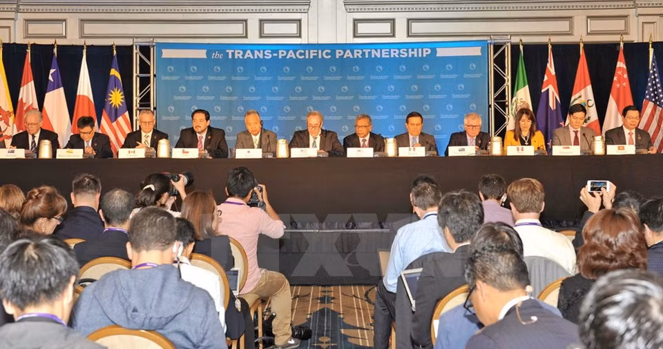 Les ministres du Commerce des pays parties au TPP. 