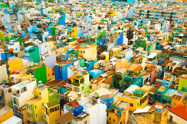  La ville des couleurs. Photo : King Fung Wong.