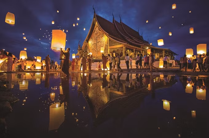 Une pagode (Thaïlande)