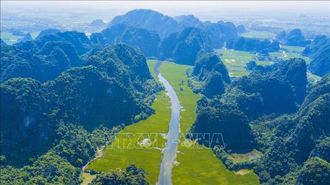 Vus d'en haut, les paysages magnifiques rendent cet endroit encore plus captivant.