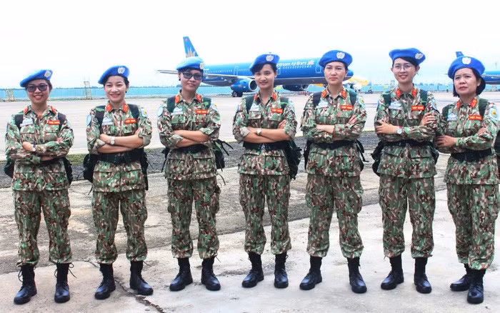 Des femmes vietnamiennes participant à des activités de maintien de la paix de l'ONU. Photo: Département des opérations de maintien de la paix 