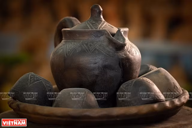 Des produits du village de poterie de Bau Truc, dans la province de Ninh Thuân.