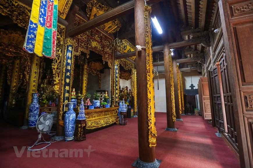 A l'intérieur de la pagode. Photo : Minh Son/ Vietnam+