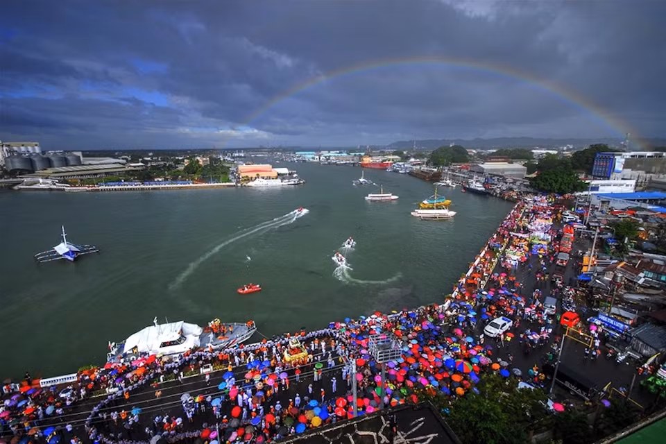 La fête Dinagyang (Philippines).