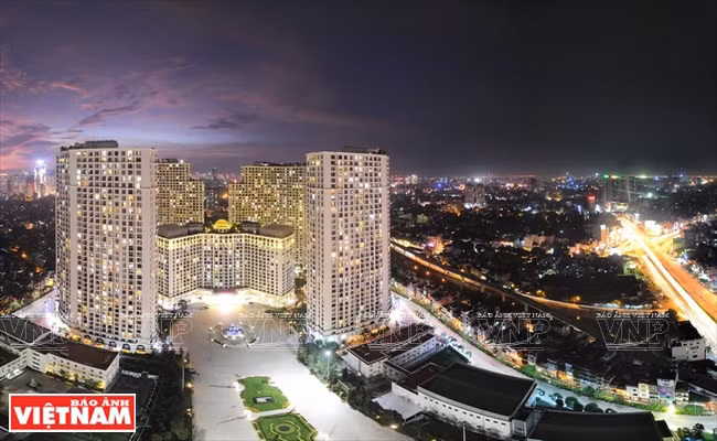 Le Royal City, une "ville miniature européenne" à Hanoi construit dans le style néo-classique.