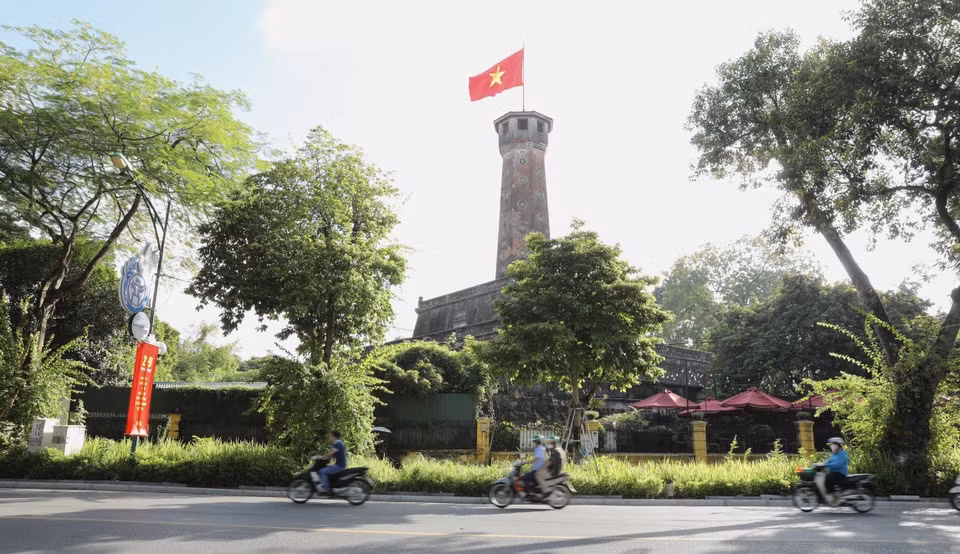 La tour du drapeau de Hanoi est l'un des symboles de fierté de la capitale. Photo: VNA