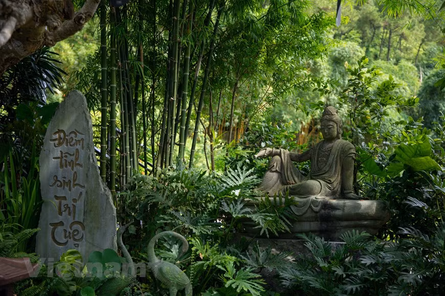 La tranquilité de la pagode Dia Tang Phi Lai. Photo: Vietnam+ 