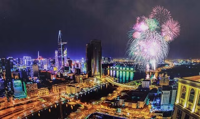 Panorama de Hô Chi Minh-Ville. 