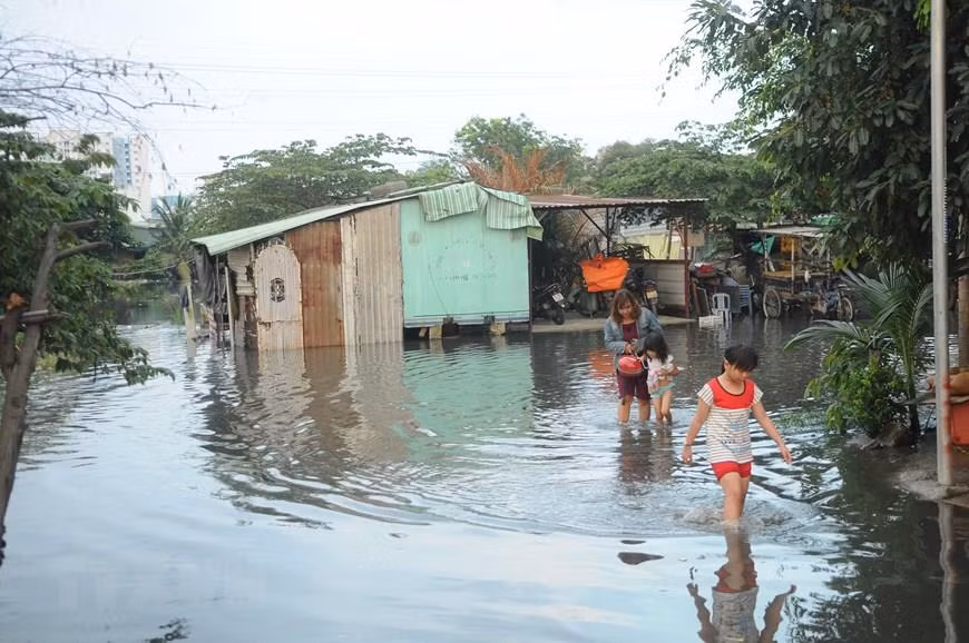  Les maisons ont été inondées dans l'après-midi du 29 septembre. 