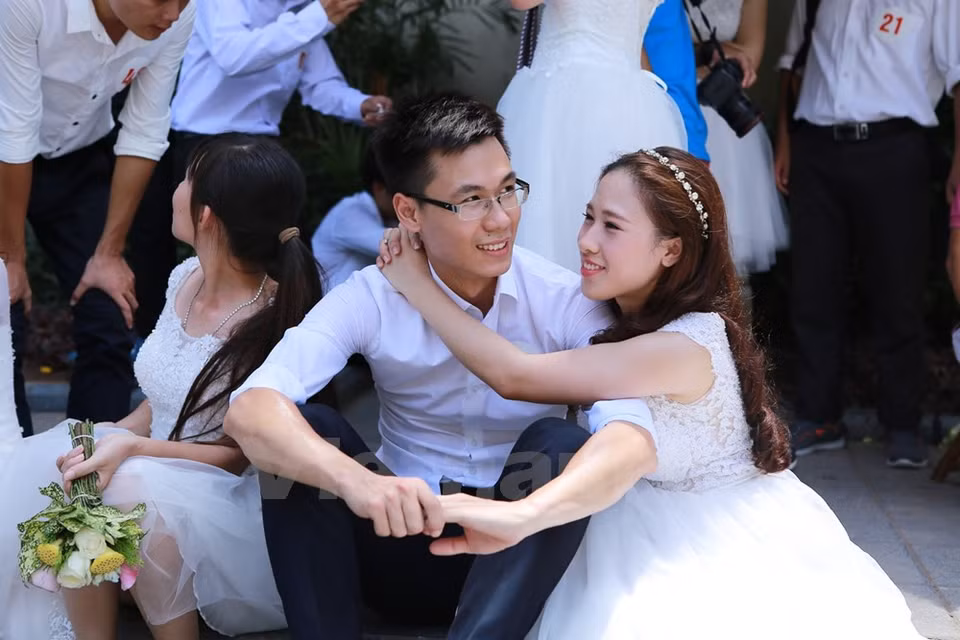 Ah l'amour ! Photo : Minh Son/VNA 