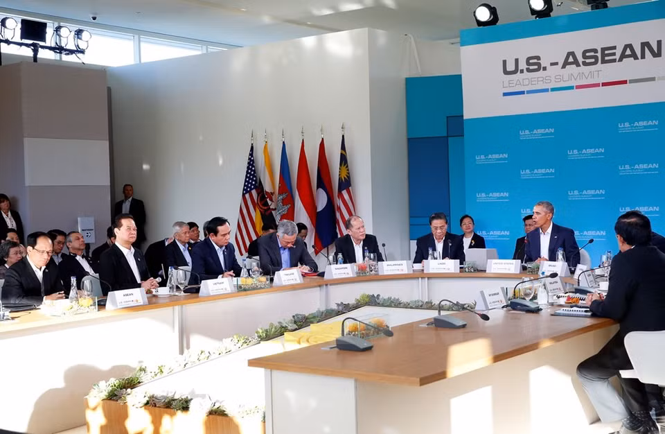 Le PM Nguyen Tan Dung (2e à gauche) lors de la séance d'ouverture du Sommet ASEAN - Etats-Unis 