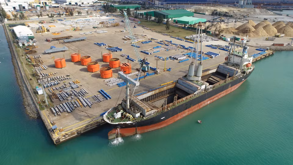 Doosan Vina exporte 1.560 tonnes de principaux composants structurels vers l'Indonésie. Photo : VNA 