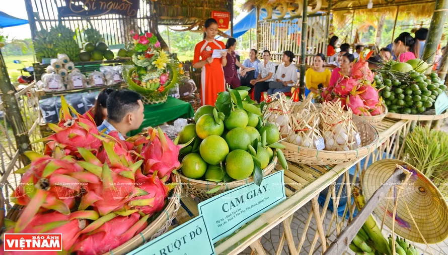 Différents types de fruits du village de Lôc Yên.