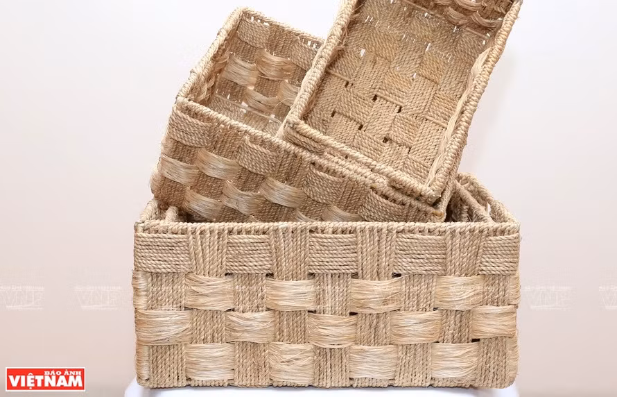 Produit artisanal fabriqué à partir de fibres de bananier
