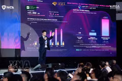 Phan Duc Trung, président de l'Association de la blockchain et des actifs numériques du Vietnam (VBA), partage son point de vue sur la nécessité de construire une infrastructure de confiance pour le marché des actifs numériques lors du Sommet sur la tokenisation d'actifs réels au Vietnam 2026 (Vietnam RWA Summit 2026). Photo: VNA