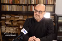 Marcelo Rodriguez, chef de la Commission des affaires étrangères du Comité central du Parti communiste d'Argentine. Photo: VNA