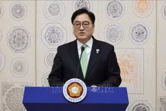 Le président de l’Assemblée nationale de la République de Corée, Woo Won Shik. Photo: VNA
