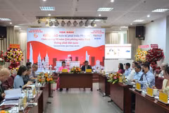 "Les Vietnamiens résidant à l'étranger proposent des pistes pour le développement de Hô Chi Minh-Ville" était le thème d'un colloque organisé en l'honneur du 50e anniversaire de la libération du Sud et de la réunification nationale. Photo : VNA
