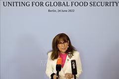 La secrétaire générale de la Conférence des Nations Unies sur le commerce et le développement (CNUCED) Rebeca Grynspan. Photo: AFP/VNA