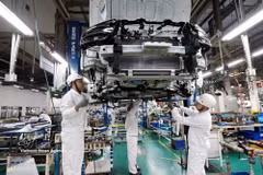 Les ventes totales sur le marché automobile vietnamien au cours des huit premiers mois de l’année ont atteint 432.548 véhicules. Photo: VNA