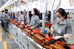 Un établissement de fabrication d'outils électriques portatifs de la société Keystone Electrical Vietnam dans la province de Hung Yen. Photo: VNA