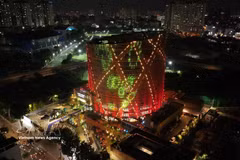 Le cirque polyvalent de Phu Tho devrait devenir un lieu incontournable de la vie nocturne d'Hô Chi Minh-Ville. Photo : VNA