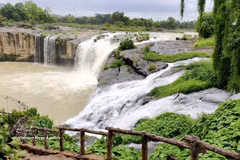 La cascade Dray Sap située dans le géoparc mondial UNESCO de Dak Nong. Photo: VNA