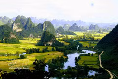 Vallée de Ngoc Con, province de Cao Bang. Photo: VNA