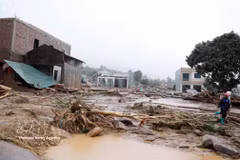La province de Lai Chau gravement endommagée par les récentes pluies torrentielles et crues soudaines. Photo: VNA