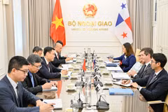Deuxième consultation politique entre le Vietnam et le Panama. Photo: ministère des Affaires étrangères
